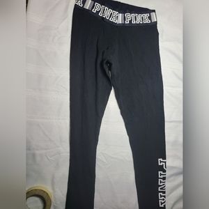 Pink Victoria secret women's leggings